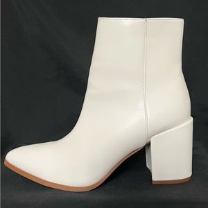 Madden Girl White Dress Booties Ankle Boot